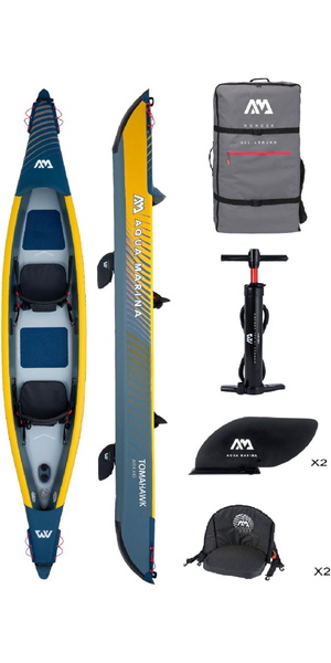 2026 Aqua Marina Kayak De Alta Presión Y Velocidad Tomahawk AIR-K 440 Para Dos Personas 46343